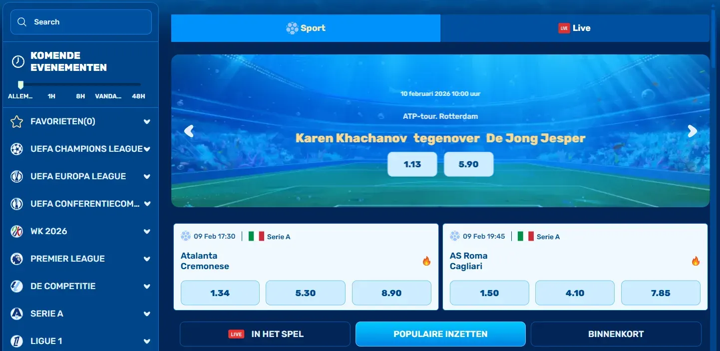spinfin casino sport